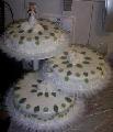 3 rszes eskvi torta